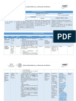 Planeación de Actividades Unidad 1