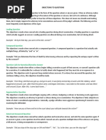 Objections Cheat Sheet | PDF