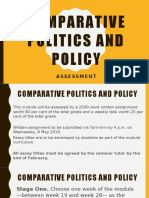 Comparative Politics and Policy: Assessment