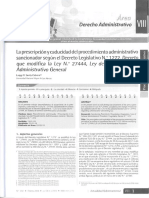 Prescripción y caducidad del procedimiento sancionador administrativo según el Decreto Legislativo N.o 1272