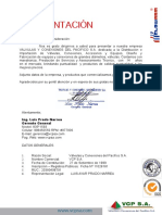 Carta de Presentacion Vcpsa