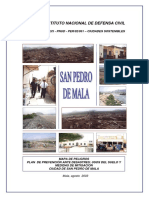 Plan Prevencion Ante Desastres Usos Del Suelo y Medidas de Mitigacion de SanPedro Mala - 2003