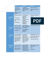 Cuadro de Actividades para Patricia.