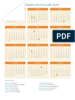Calendario Bolivia 2018 PDF