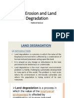 Soil Erosion and Land Degradation: Natsc13 Lecture
