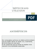 Antisépticos Más Utilizados