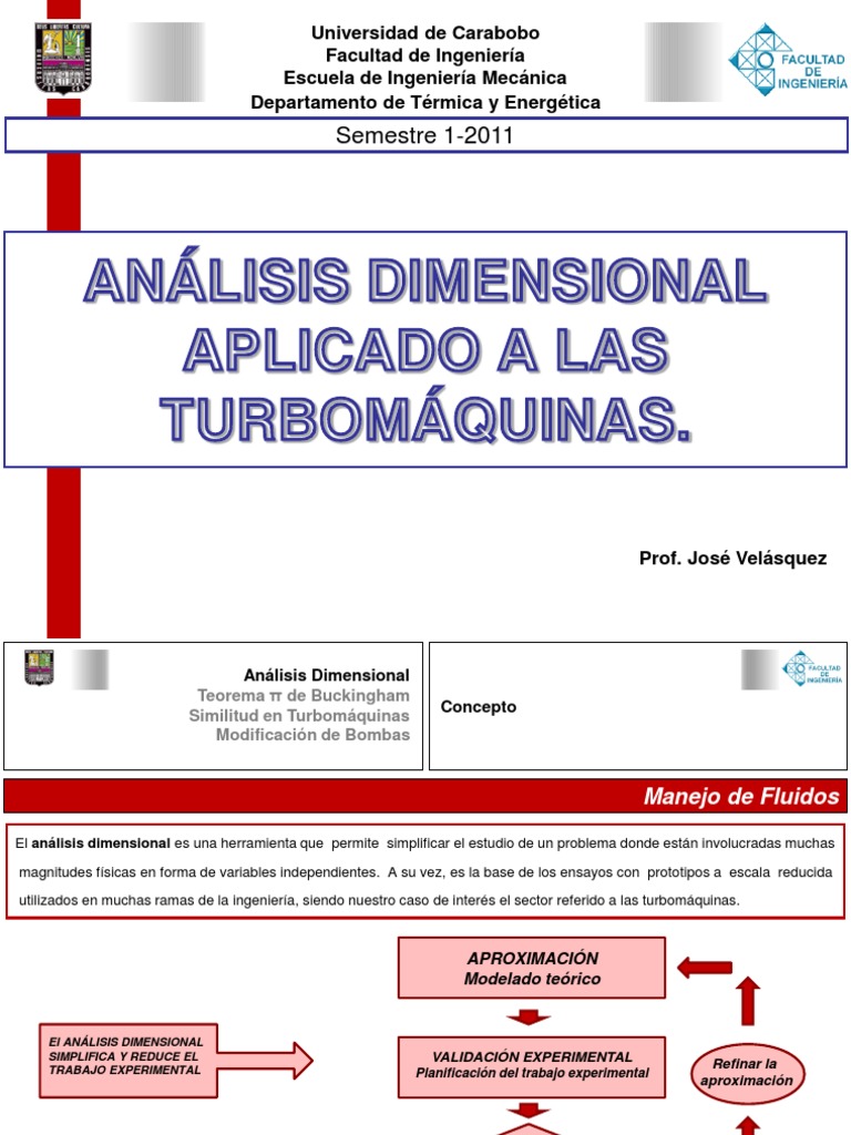 Análisis Dimensional en Turbomáquinas | PDF | Turbomaquinaria | Física