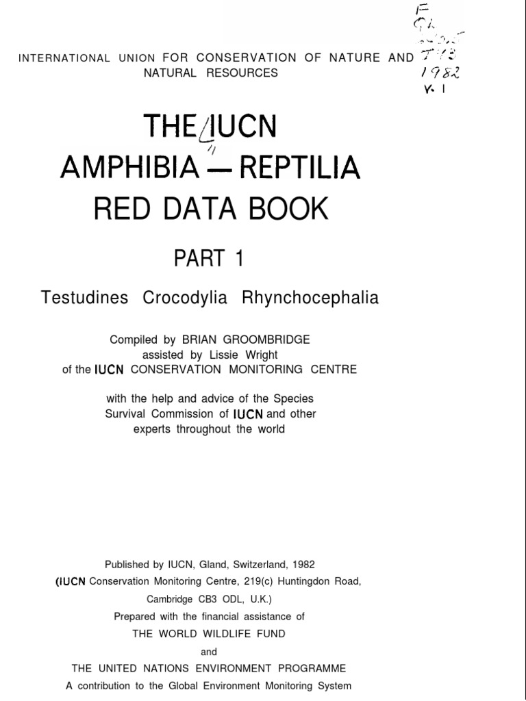 Groombridge 19 International Union For Conservation Of Nature Conservation Biology