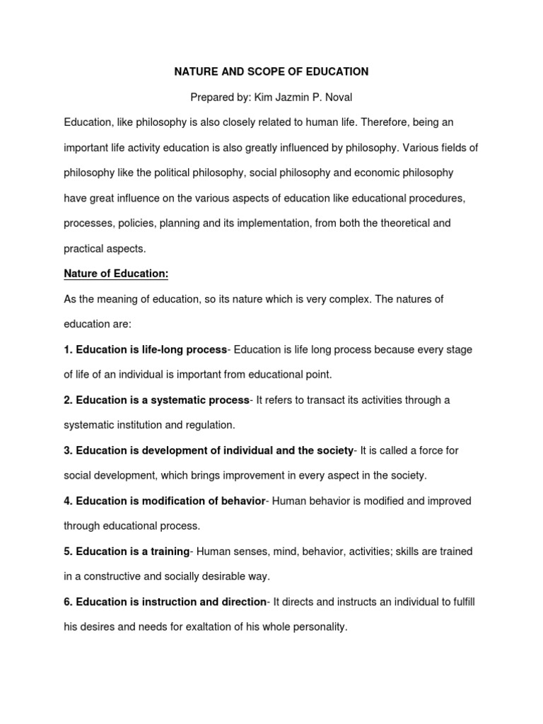 EDUCATIONAL MANAGEMENT MEANING NATURE AND SCOPE visual data 3
