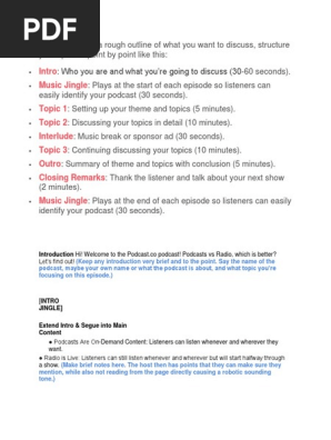 Podcast Script