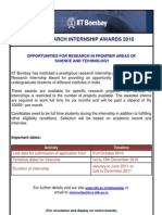 Internship Brochure