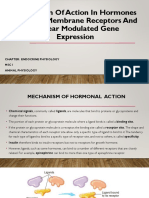 Mechanism of Action of Hormones