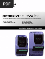 Optidrive P2 Elevator User Guide V2.30