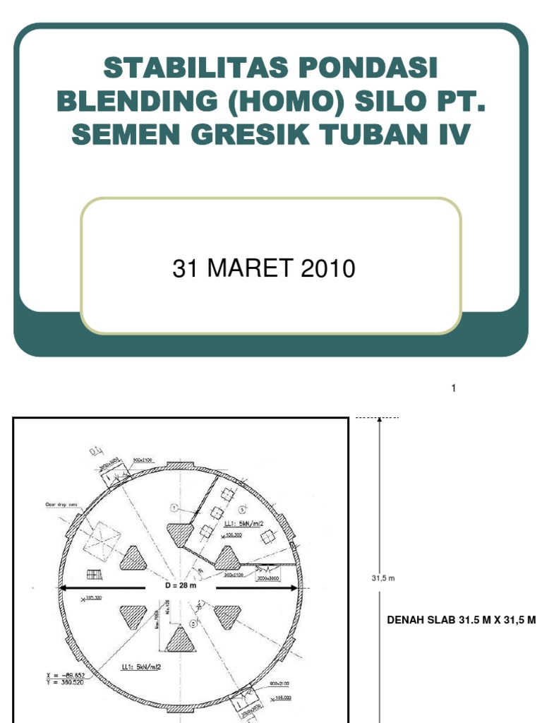 Stabilitas Pondasi Homosilo Gresik | PDF