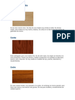 Tipos de madera maciza y sus usos principales