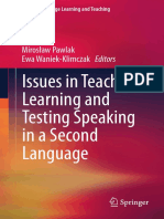 Ewa Waniek-Klimczak -- Issues in Teaching, Learning and Testing Speaking in a Second Language.pdf