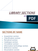 Library Sections