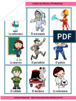 Lotería - Oficios y Profesiones PDF