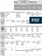 Menu Semanal