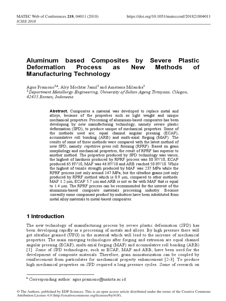 Bab Ii | PDF | Composite Material | Microstructure