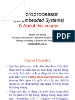 Microprocessor Course for Embedded Systems