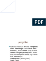 Pencegana Primer, Tersier Sekunder Sistem Persepsi Sensori