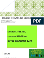 Kebijakan Keswa Remaja Bekasi Maret 2018