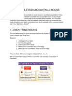 Countable and Uncountable Nouns