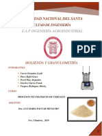 Molienda y Granulometria