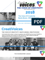 CreatiVoices 2018 PROFILE