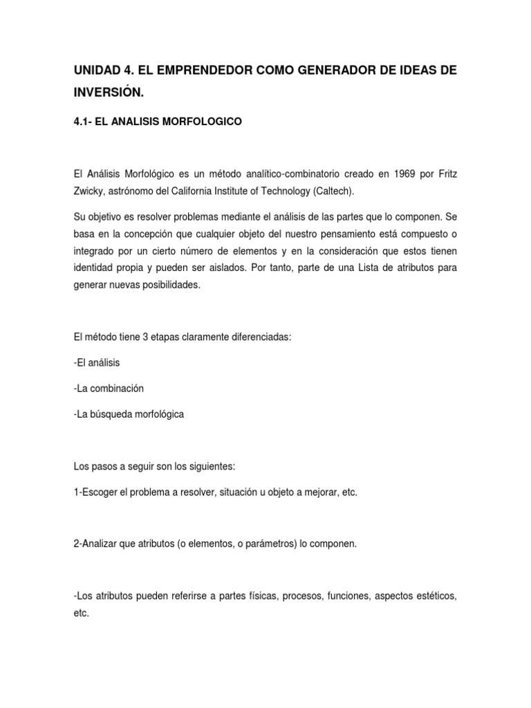 327964556 Unidad 4 El Emprendedor Como Generador de Ideas