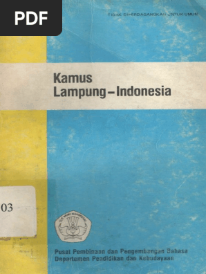 Kamus Lampung Indonesia 323h