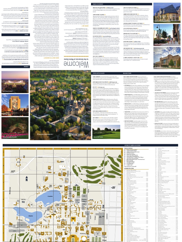 Peta Kampus - Campus-Map - 5 | PDF | University Of Notre Dame ...