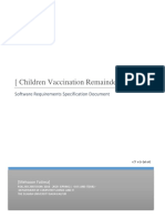 Children Vaccination Reminder SRS