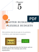 Chapter 5 Master Budgets