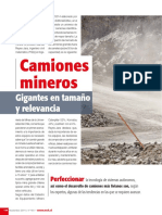 REVISTA MINERIA CHILENA Camiones Mineros Gigantes en Tamanio y Relevancia