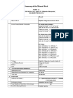 Summary of Pilliptula-Pidugurala Limestone Block