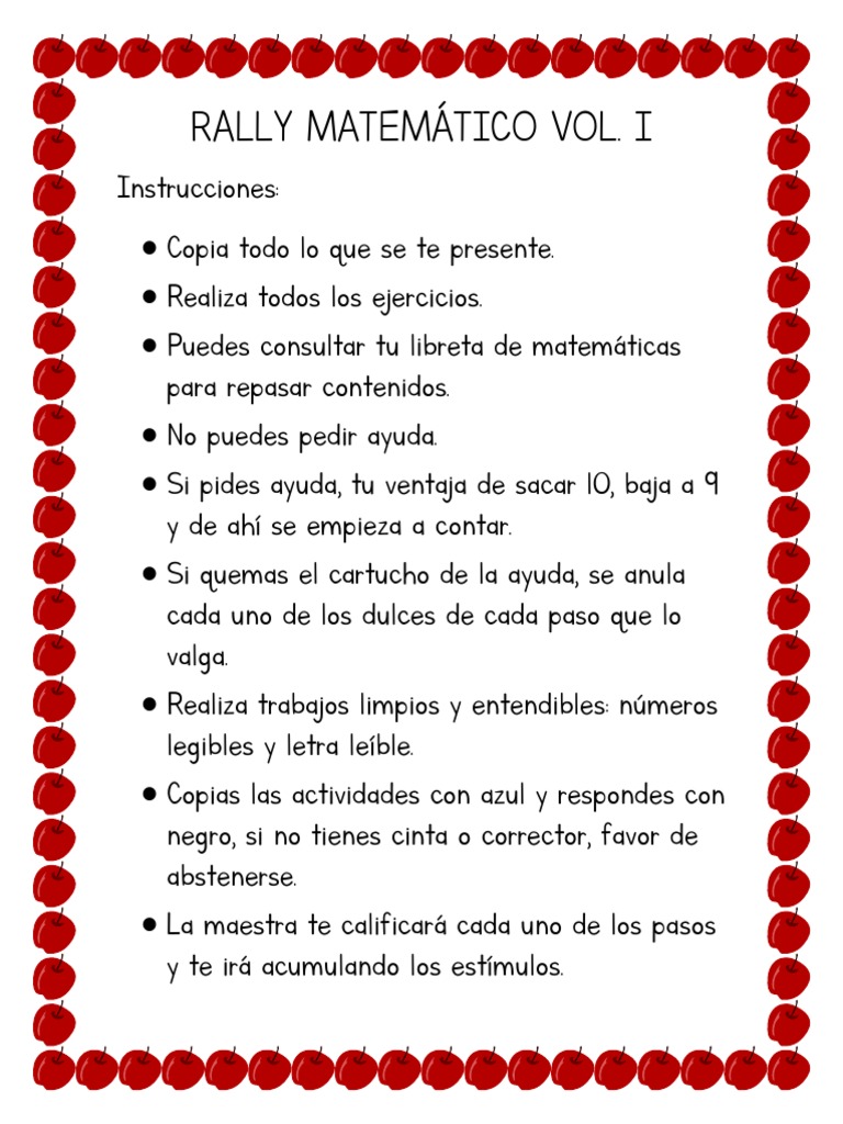 Rally Matemático Vol Uno | PDF