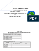 Plan de Emergencia Escuela Zaruma Nº2