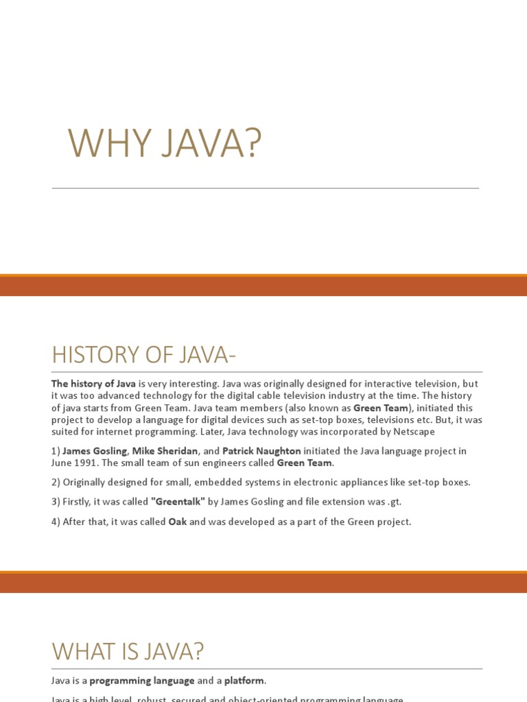 An Overview of Java: Its History, Features, Applications, and Core ...