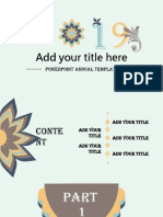 Add Your Title Here: Powerpoint Annual Template