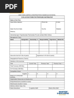 New Distributor Evaluation Form 2016