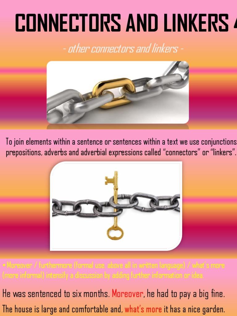 Essential Connectors and Linkers Guide | PDF