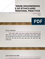 Software Engineering Code of Ethics and Professional Practice