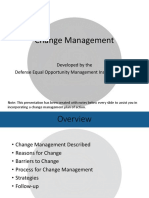 Change Management Process and Strategies