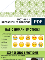 Emotions & Uncontrolled Emotions