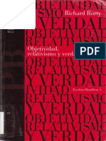 Richard Rorty - Objetividad, Relativismo Y Verdad (Spanish Edition)-Ediciones Paidos Iberica (1996)