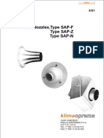 Oprema Oprema: Jet Nozzles, Type SAP-F Type SAP-Z Type SAP-N