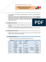 Nota Penggal 1: Struktur Suku Kata Bahasa Melayu