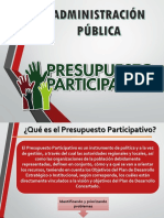 Presupuesto Participativo